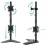 TooQ DB1703TNV-B Soporte para 2 Monitores de 17'' a 32'' Negro